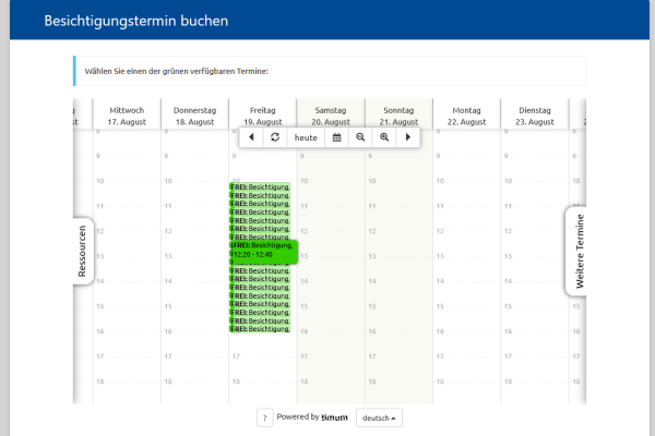 Self-Service bei Besichtigungsterminen: timum-Buchungssystem meets polyEstate